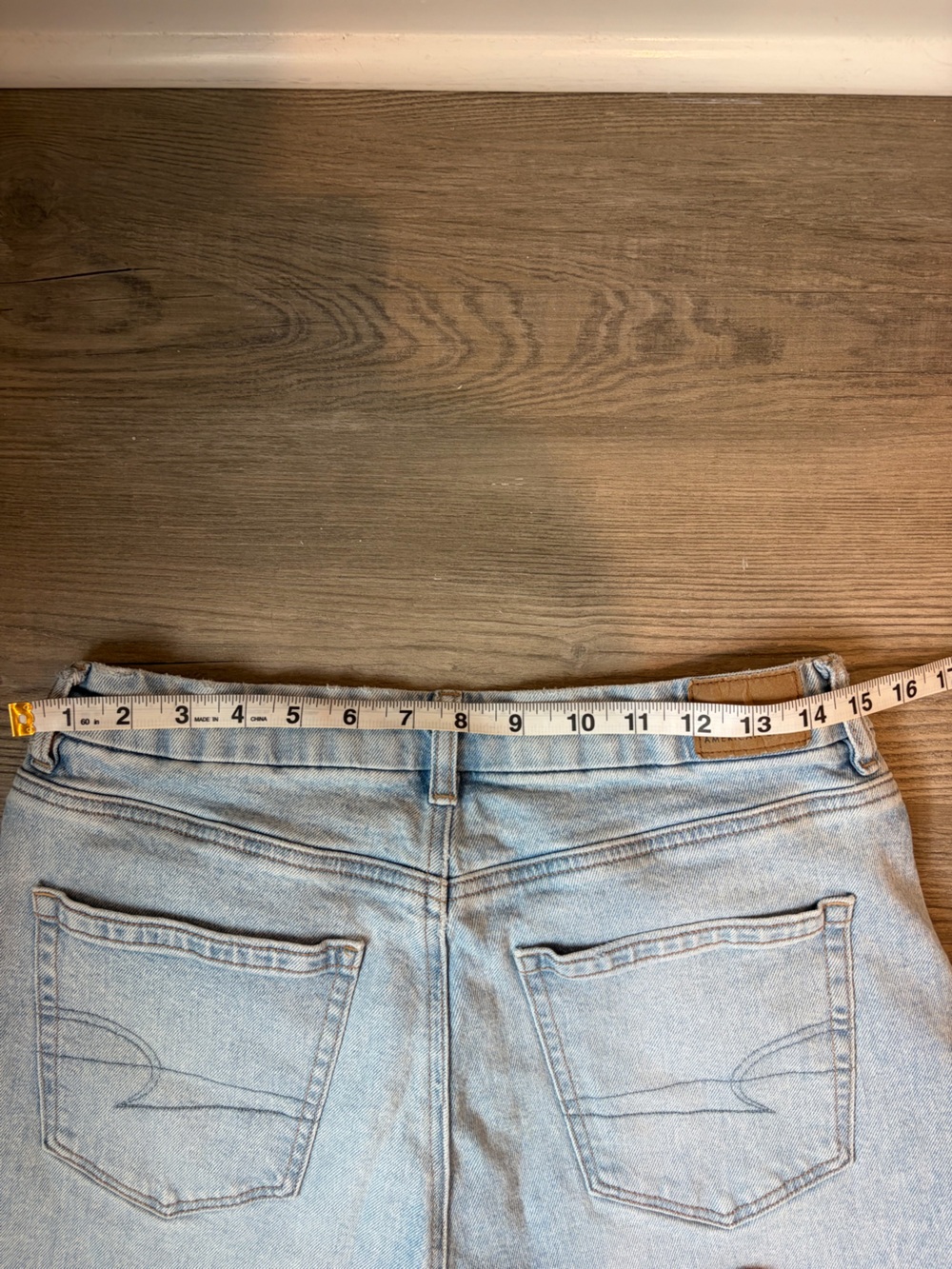 American Eagle Outfitters Pale Blue Ankle Jeans - Picture 6 of 6